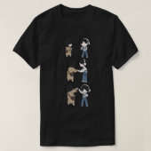 臨時弁護士ウーチビ（小さくかわいく書いた感じ）アートステッカー.png tシャツ (デザイン正面)