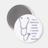 臨界気にナース聴診用磁石 マグネット (正面/裏面)