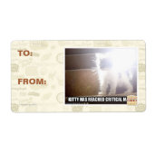 臨界質量子猫 ラベル (正面)