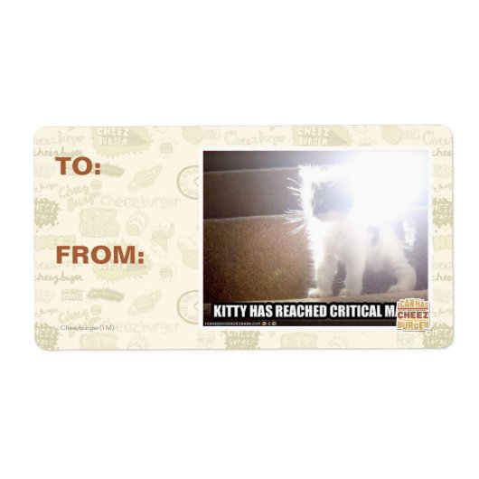臨界質量子猫 ラベル (正面)