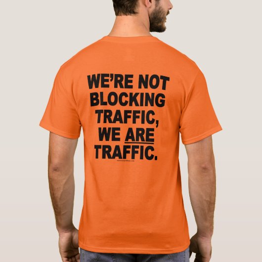 臨界量の乗車のTシャツ Tシャツ (裏面)