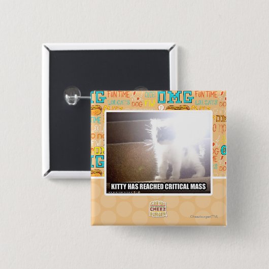 臨界量の子猫 缶バッジ (正面&裏面)