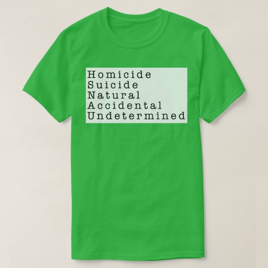 臨終の作法 Tシャツ (デザイン正面)