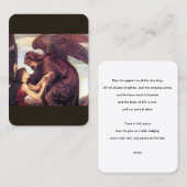 臨終祈りの言葉カード祈りの言葉 名刺 (正面/裏面)