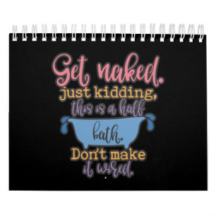 自おもしろい宅装飾用浴室デザイン カレンダー