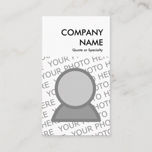 自はっきりした分のデザイン 名刺 (裏面)