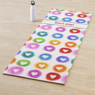 自やる気を起こさせる分のハートでジョガマット ヨガマット