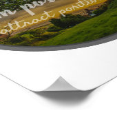 自やる気を起こさせる愛感動的のフレーズ ポスター (角)