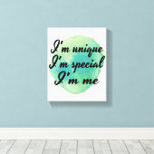 自やる気を起こさせる愛感動的引用文 キャンバスプリント (インサイチュ (ウッドフロア))