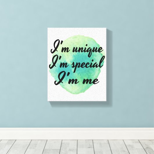 自やる気を起こさせる愛感動的引用文 キャンバスプリント (インサイチュ (ウッドフロア))