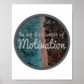 自やる気を起こさせる感動的愛の引用文 ポスター (正面)