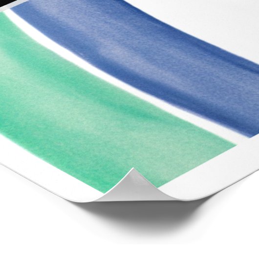 自やる気を起こさせる身の教室信じポスター ポスター (角)