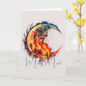 自らの手で炎の月を創れ カード (黄色い花)