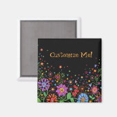 自カスタマイズ分のおもしろいフローラ吸光磁石 マグネット (正面/裏面)