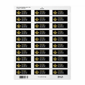 自カスタマイズ分のフルーアデリス住所 シール (フルシート)