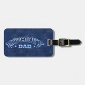 自カスタマイズ分のホッケーパパラゲージタグ ラゲッジタグ (正面横)