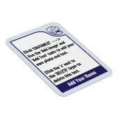 自カスタマイズ分のホッケー取引カードマグネット マグネット (右側)