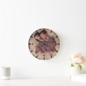 自カスタマイズ分の写真 ラウンド壁時計 (ホーム)