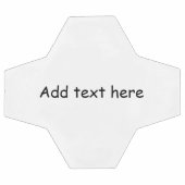 自カスタマイズ分の文字で サッカーボール (フラット)