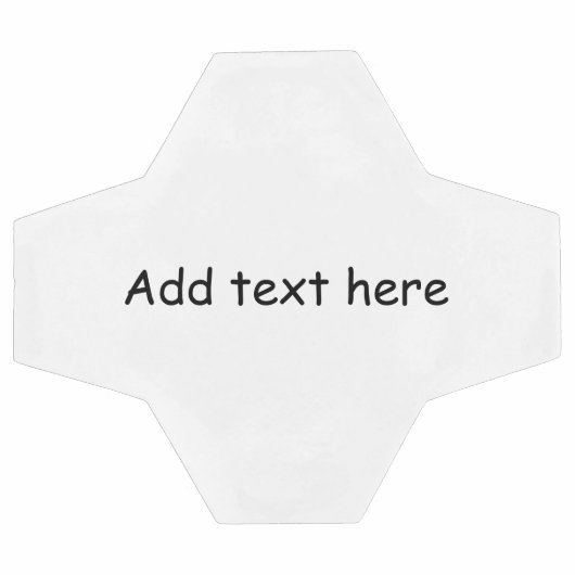 自カスタマイズ分の文字で サッカーボール (フラット)