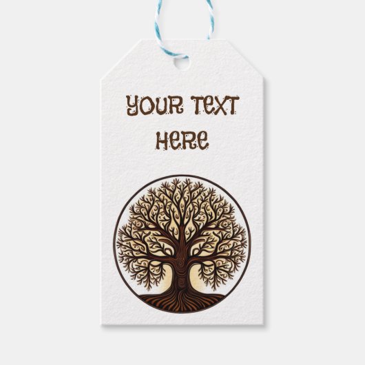 自カスタマイズ分の生命の木 ギフトタグ (正面)