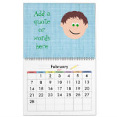 自カスタマイズ分の カレンダー (2月 2027)