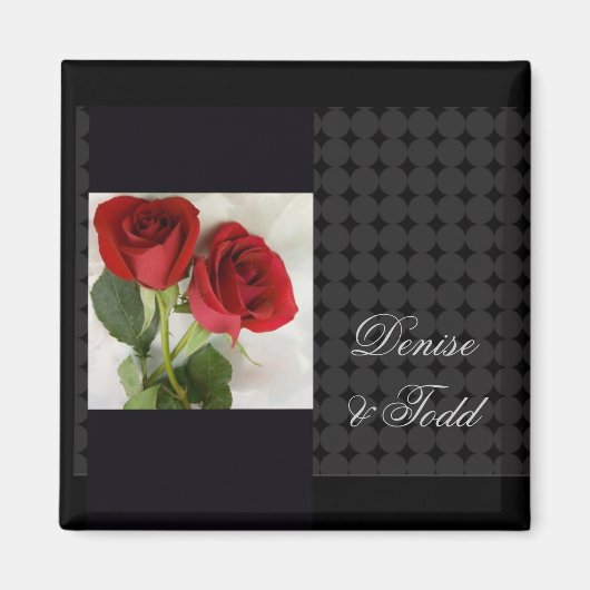 自カスタマイズ結婚身の磁石 マグネット (正面)