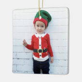 自カスタマイズ身の写真 セラミックオーナメント (左)