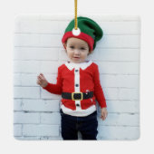 自カスタマイズ身の写真 セラミックオーナメント (裏面)