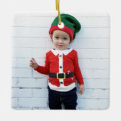 自カスタマイズ身の写真 セラミックオーナメント (正面)