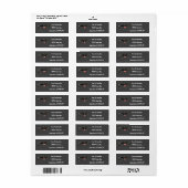 自カスタマイズ身のUFO差出人住所ラベル ラベル (フルシート)