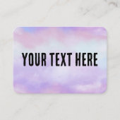 自カスタマイズ身 名刺 (正面)