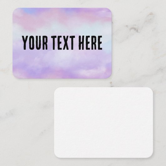 自カスタマイズ身 名刺 (正面/裏面)