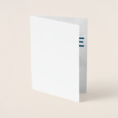 自カスタマイズ身 箔カード (正面)