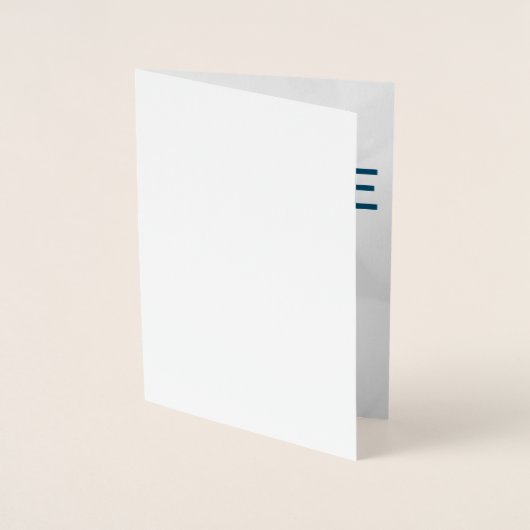 自カスタマイズ身 箔カード (正面)