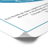 自スペインの動気に ポスター (角)