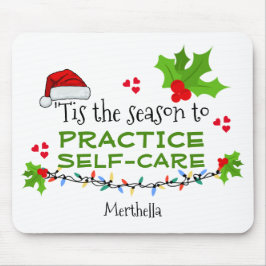 自パーソナライズされた分のクリスマスのシーズン気に マウスパッド
