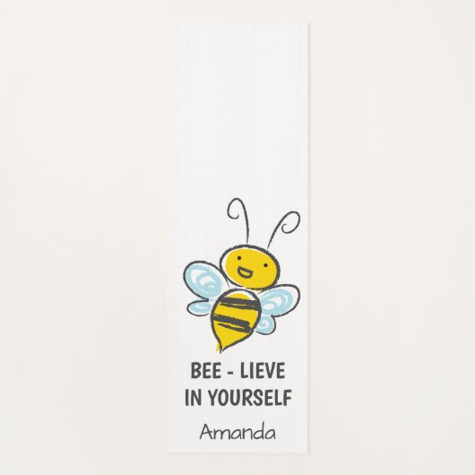 自パーソナライズされた分のフィットネス ヨガマット (正面)