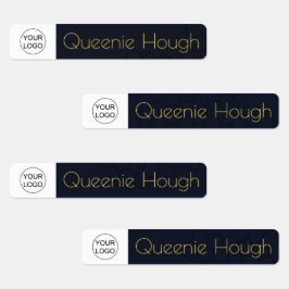 自パーソナライズされた分のロゴと名前の芸術と工芸 ラベル