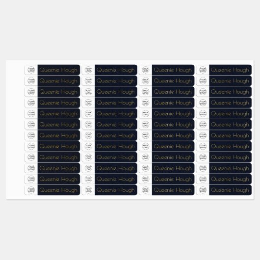 自パーソナライズされた分のロゴと名前の芸術と工芸 ラベル (シート)