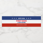 自パーソナライズされた分の選挙運動の作成 ペットボトルラベル (シングルラベル)