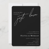 自ファンシー分の台本を愛する者は結婚ない 招待状 (正面)
