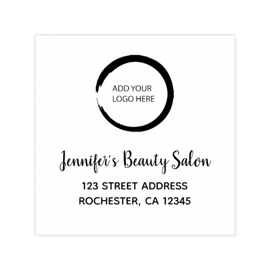 自モダン分のロゴプロフェッショナル事業の追加 セルフインキングスタンプ (デザイン)