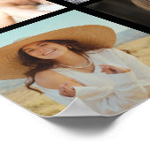 自モダン分の卒業写真コラージュの作成 ポスター (角)