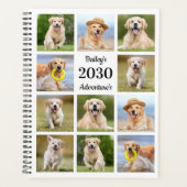 自モダン分の愛犬の家族の年を作成 プランナー手帳 (正面)