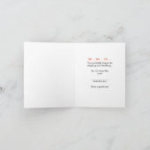 自ユーモアのある分の誕生日 カード (内部)