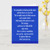 自与え分で引用文 カード (黄色い花)