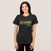 自与え身の時間 トライブレンドＴシャツ (正面全面)