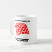 自与え身の機会Luck Surface Area Math コーヒーマグカップ (正面左)