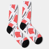 自与え身の機会Luck Surface Area Math ソックス (右)